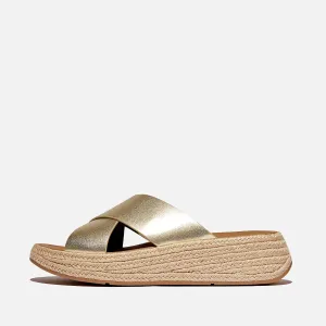 Cross Strap Sandal - Gold
