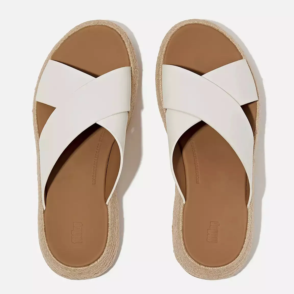 Cross Strap Sandal - White