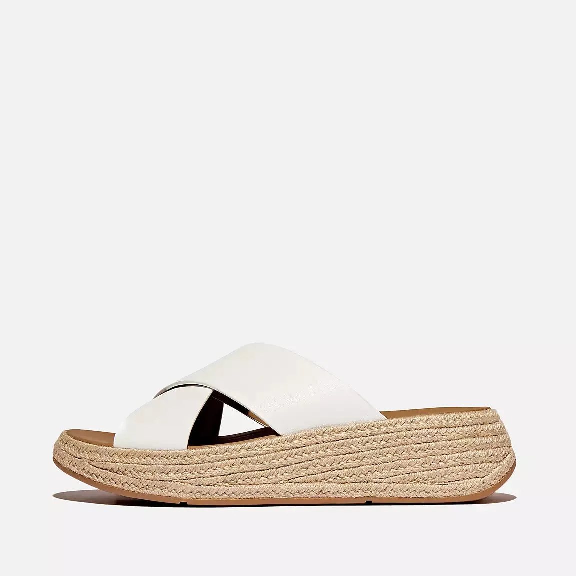 Cross Strap Sandal - White