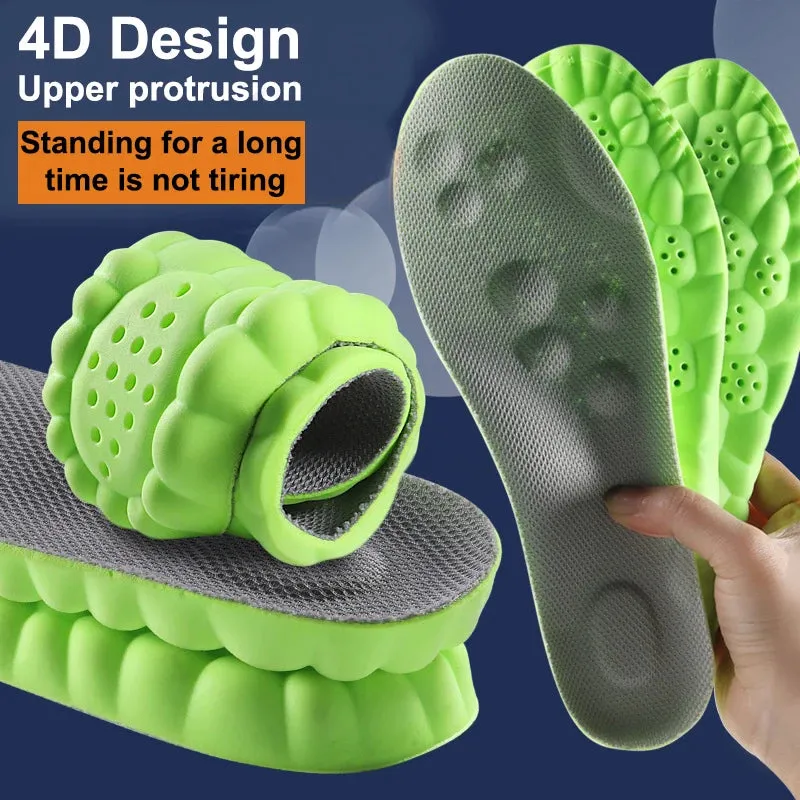 High Elasticity Latex Sport Insoles Soft Shoe Pads