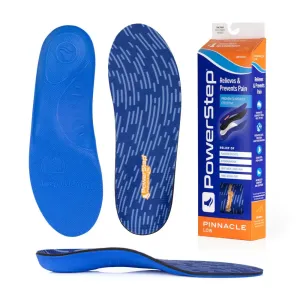 PowerStep Pinnacle Low Insoles  Designed for Low Arches and Overpronation Relief
