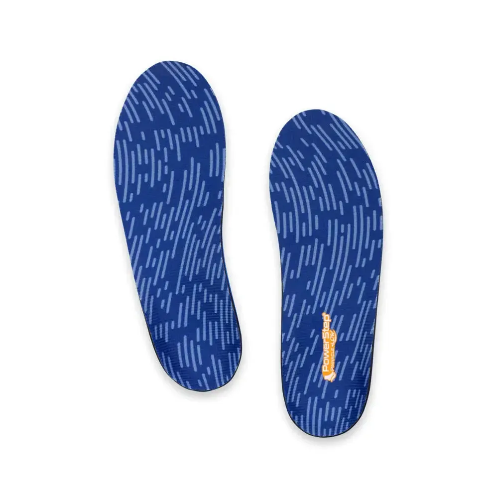 PowerStep Pinnacle Low Insoles  Designed for Low Arches and Overpronation Relief