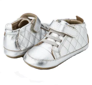 Tenis quilt bambini plateados -Old Soles