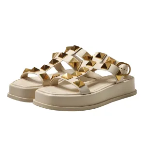 VALENTINO GARAVANI ROMAN STUD CHUNKY SANDALS EU 38/ UK 5